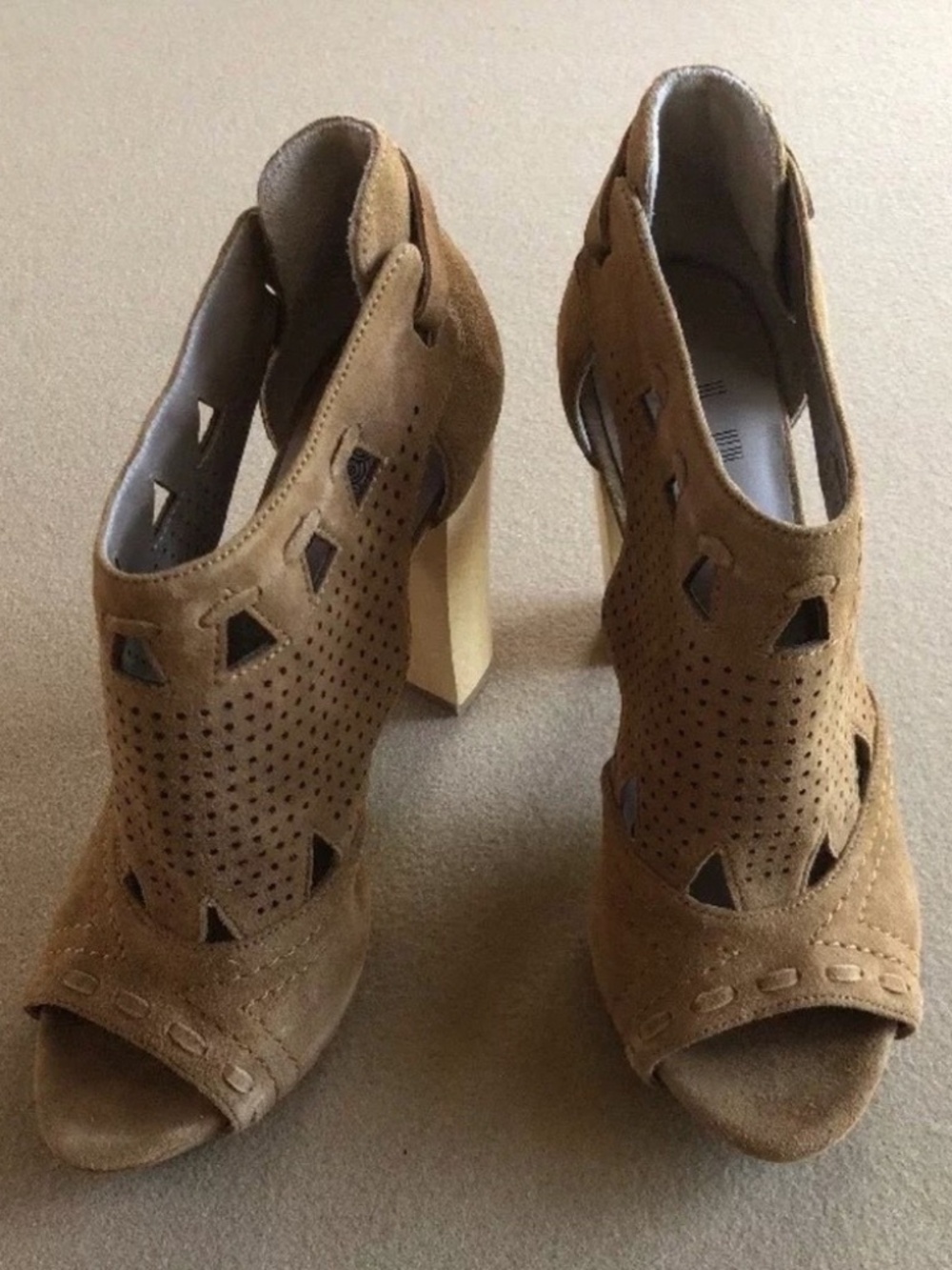 Belle By Sigerson Morrison Shoes Cutout Peep To